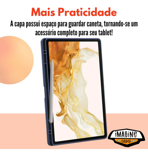 Case Autosleep Premium Para Galaxy Tab S10 Ultra - Acrílico