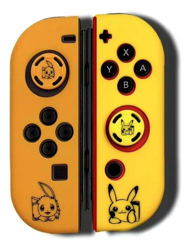 Funda Protectora Silicona Joycon Para Nintendo Switch + Grip