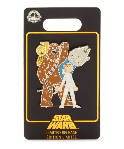 Star Wars Prendedor Pin Princesa Leia & Friends Disney Store