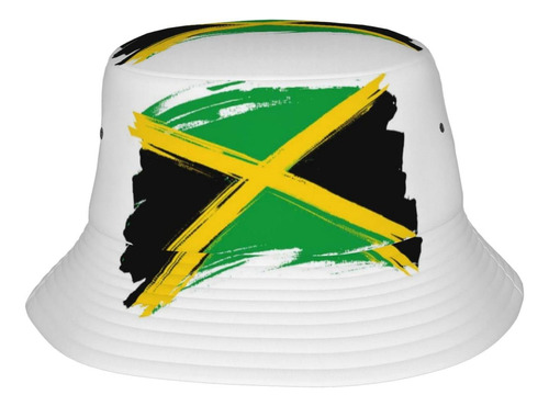 Sombrero Cubo Con Bandera Jamaica Hombre Y Mujer, Sombrero