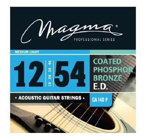Encordado Cuerdas Guitarra Acústica 012-054 Magma Ga140p 