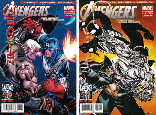 Marvel Comics Avengers X-sanction 1 Y 2 Completo - Español