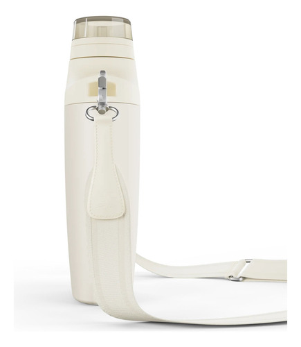 Botella De Viaje Stanley Con Correa 680 Ml Color Cream