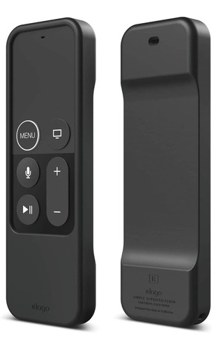 Funda Para Control Apple Tv Siri 4th/5th Gen Negra