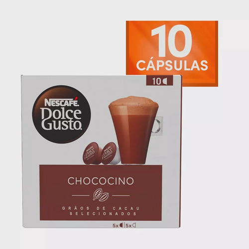 Cápsulas Dolce Gusto Chococcino 10 Unidades - Caixa