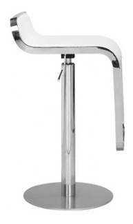Imagen 3 de 10 de Banco Para Bar Modelo Equino - Blanco Këssa Muebles