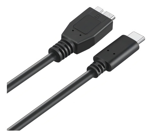 Cabo USB tipo C A Micro B 3.0 para disco rígido externo cor C a Micro-B