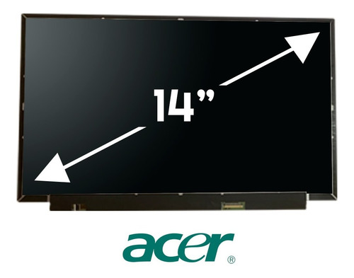 Pantalla Laptop Acer 14 Pulgada / 40 Pin / Der / N140hcn