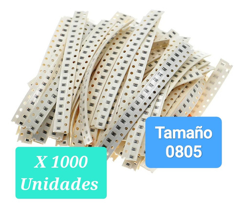 Kit De 1.050 Unid Resistencias Smd 0805 Variadas Smt