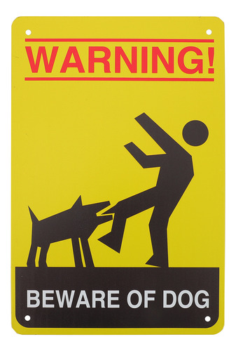 Señales De Advertencia «ten Cuidado Con Los Perros», Vintage