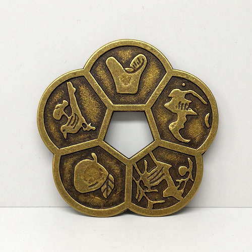 6x Simulation Ancient Chinese Old Copper China