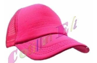 Gorras Cap Trucker Fluo Lisas Cotillon Carioca X 20