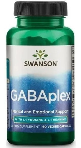 Gabaplex Con L-tirosina/l-teanina 60cap Swanson Envio Gratis