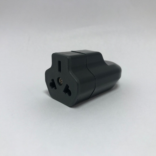 Imagen 2 de 8 de 30 Fichas Hembra 3 Patas Tipo Kalop 220v 10 A Blanco O Negro