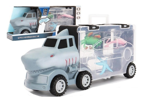 Camion Dinosaurios Juguete De Vehículo Para Niños Con Autos