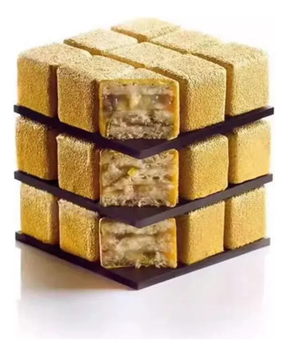 Molde Cubo Rubick Silicon Reposteria Resinas Chocolate Jabon