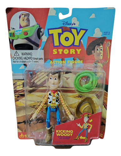 Toy Story Kicking Woody Think Way Toy Disney Pixar 1995 (Usado)