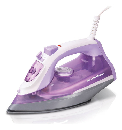 Plancha De Ropa Suela Antiadherente Extra Glide 14100 Morado 110v