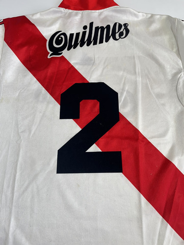 Camiseta River Plate Adidas 4 Fantasticos 99 T4 #2 Trotta (Usado)