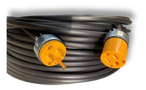 Imagen 2 de 8 de Extension Cable Uso Rudo 30 Metros Calibre 12 Reforzada