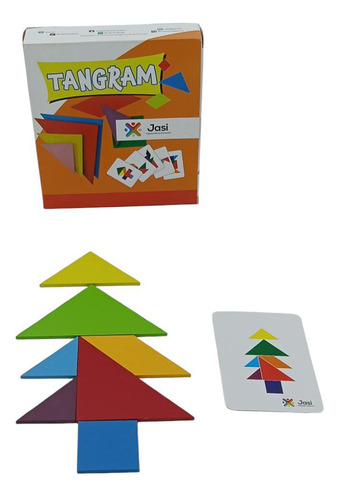 Tangram Y Tarjetas Multicolor