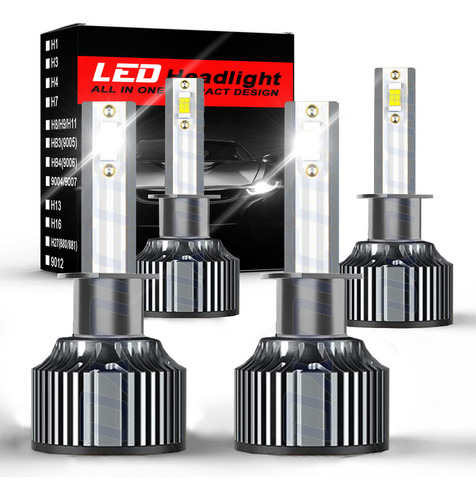 Kit De Focos Led H1 Para Acura Rsx 2002-04 Luz Alta Y Baja