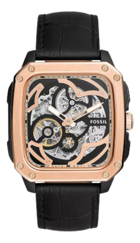 Reloj Fossil Inscription Skeleton Automatico Hombre Bq2572