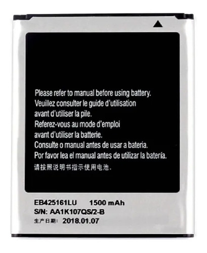 Bateria Compatible Con Galaxy S3 Mini I8190 1500mah 8190