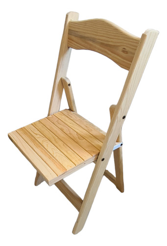 Silla Avant Garden Plegable De Madera Al Natural Uso Rudo