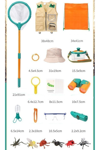 Conjunto De Disfraz De Explorador Para Niños Kit De