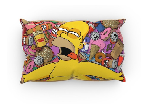 Cojin Almohada Homero Ebrio Los Simpson Diseño Unico Hogar