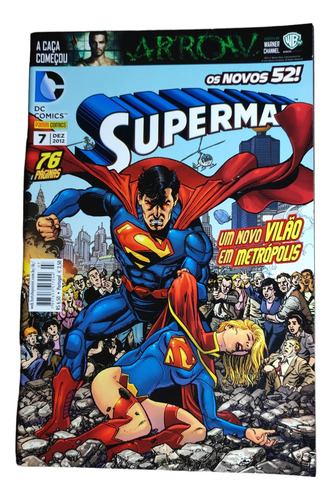 Hq Superman N°7 2012 Os Novos 52 (Usado)