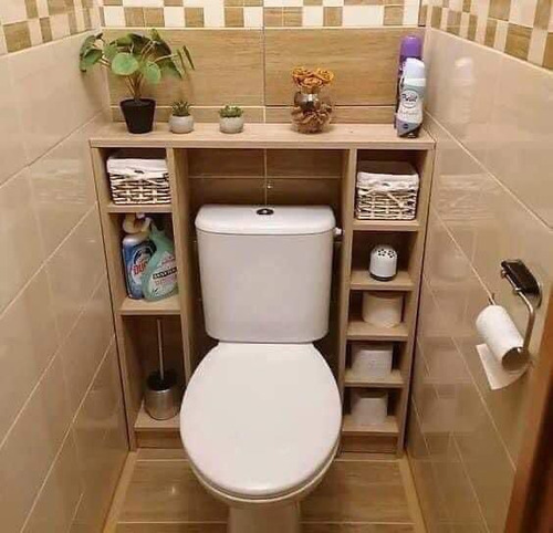 Organizador Para Baño Madera