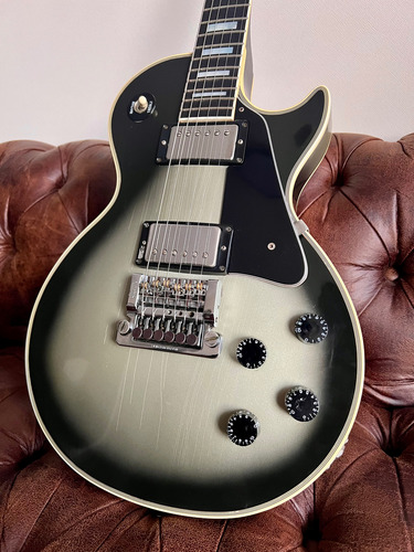Gibson Les Paul Custom 1984 Silverburst (caps Tim Shaw) (Usado)