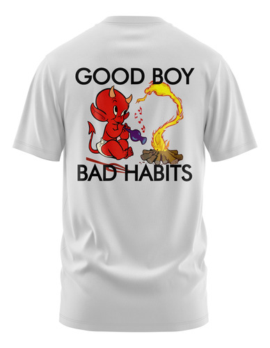 Playera Good Boy Bad Habits - Htwearmx
