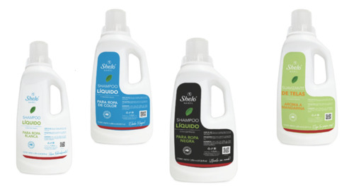Jabón Líquido, Shampoo Para Ropa Color, Negra + Suavizante
