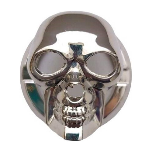 Emblema - Adorno Boton De Encendido Auto  - Calavera Skull