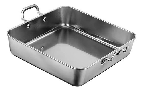 Bandeja De Aperitivos Elegante Para Fiestas 21x21cm Plata