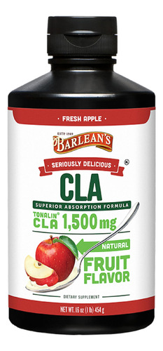 Barlean's Manzana Fresca Con 1,500 Mg De Tonalin Cla - Sin G