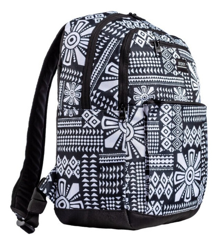 Mochila Here You Are Printed (kta7) Roxy Color Negro