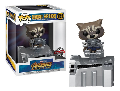 Funko Pop Rocket En Benatar #1025 Avengers Infinity War 