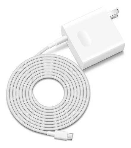 Cargador Para Laptop Huawei Matebook D14 D15 Tipo C 65w 20v Blanco