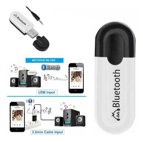 Imagen 1 de 9 de Bluetooth Receptor Audio Equipos Autos Manos Libres