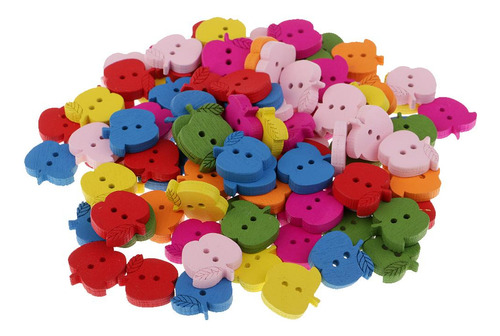 2 X 100 Unids Botones Multicolores De Máquinas De Coser