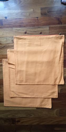 Fundas De Almohadón Gabardina Naranja