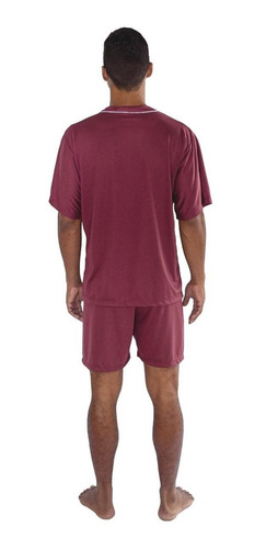 Imagem 6 de 6 de Kit 2 Pijama Adulto Masculino Verão Plus Size Aberto Botões