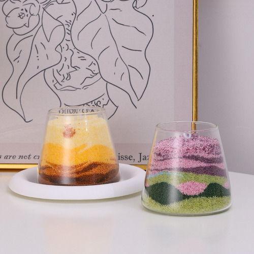 Vela De Sandía Dulce Hecha A Mano Con Aroma A Arena