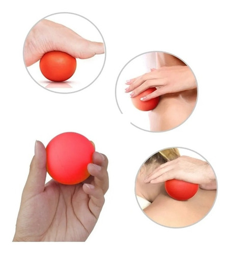 Imagen 3 de 7 de Pelota Lacrosse Proyec Masajes Kinesio Fitness Ball