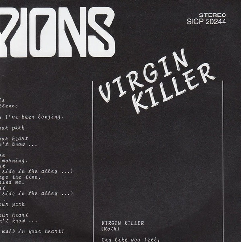 Scorpions - Virgin Killer, Paper Sleeve Japan Blu Spec Cd