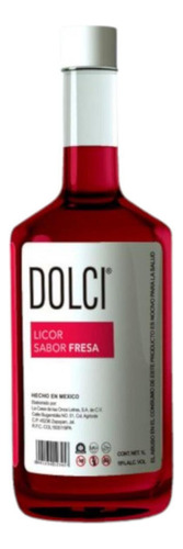 Pack De 2 Licor Dolci De Fresa 1 L
